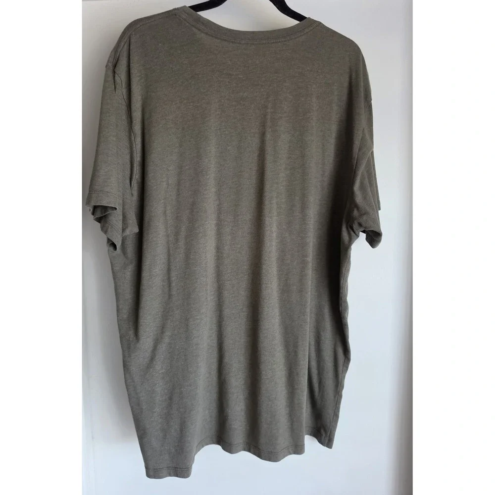 The North Face T-Shirt XXL Olive Green Short Sleeve Casual Crew Neck Tee Top